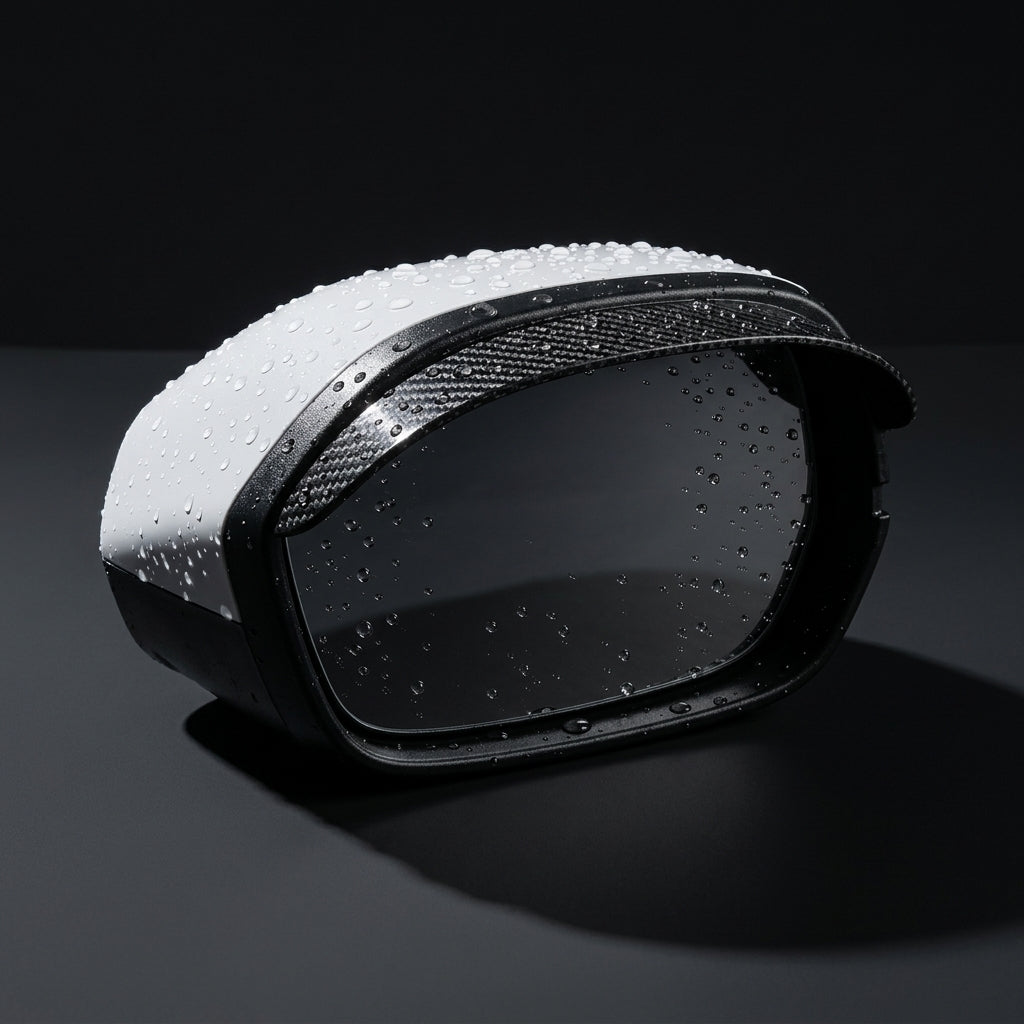 Universal Carbon Fibre Style Car Mirror Rain Guards